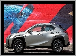 Graffiti, Lexus UX200, Ściana